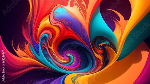 Gradient reverie in background. Dynamic banner background image. Vibrant fusion © Tanvir