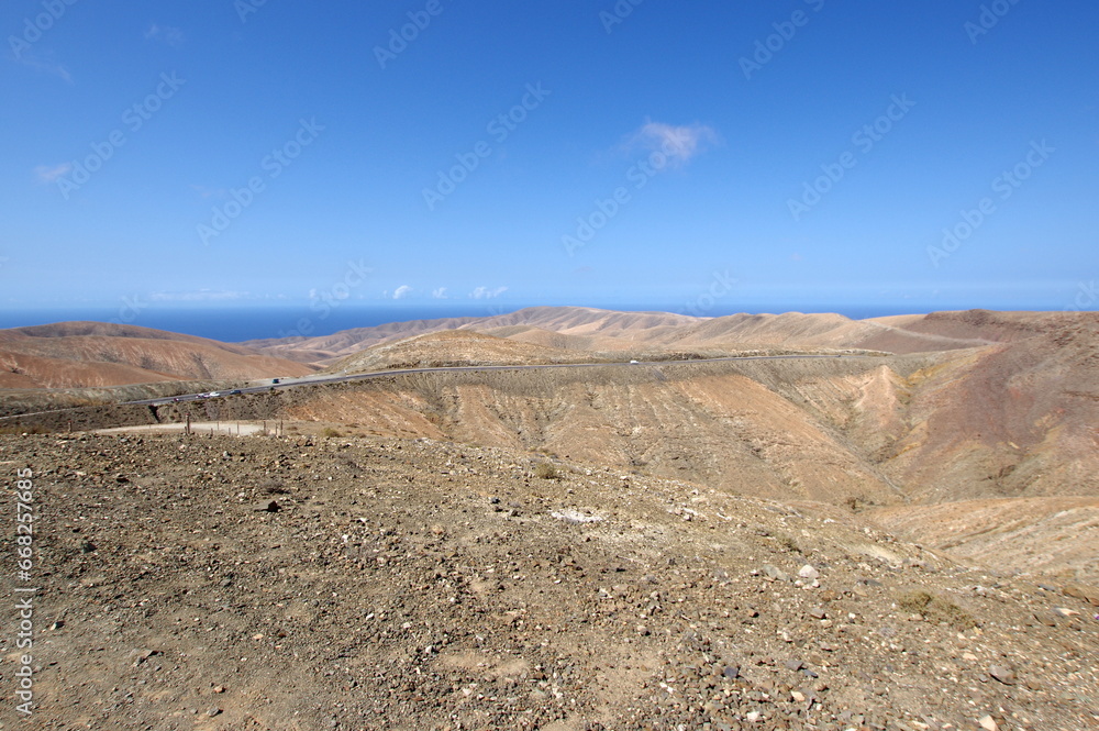 Fuerteventura is one of the Canary Islands, in the Atlantic Ocean, part of the North Africa region, and politically part of Spain.