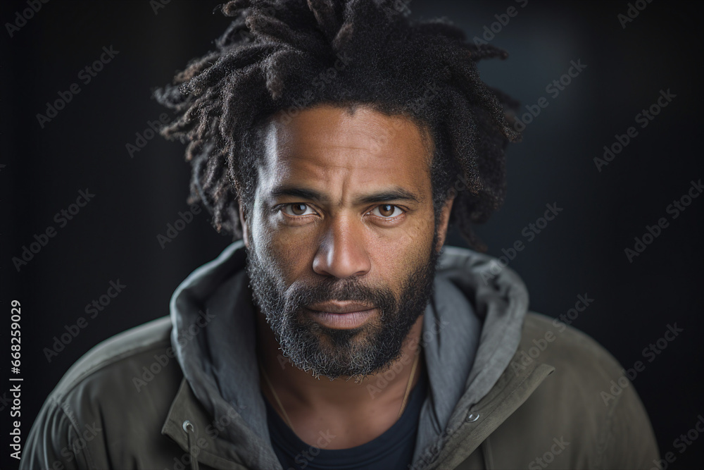 Obraz premium Photo image of handsome cool nice young man created with generative AI technology