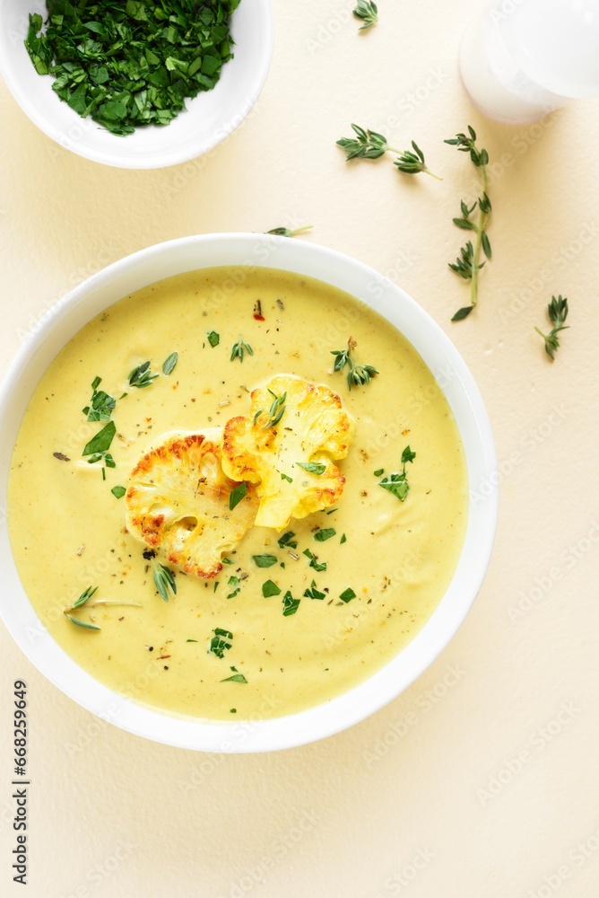 Cauliflower cheese soup Cauliflower cheese soup