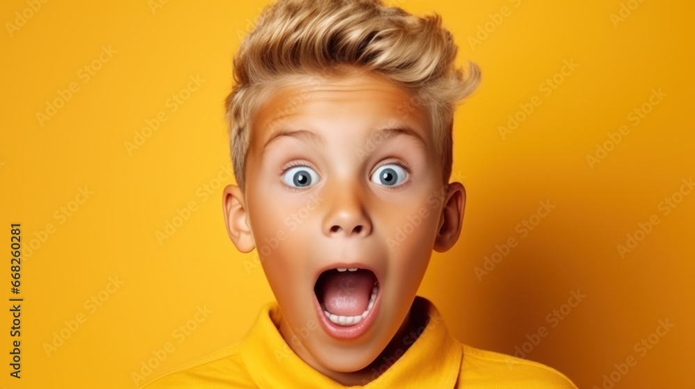 Child is suprised Child is suprised