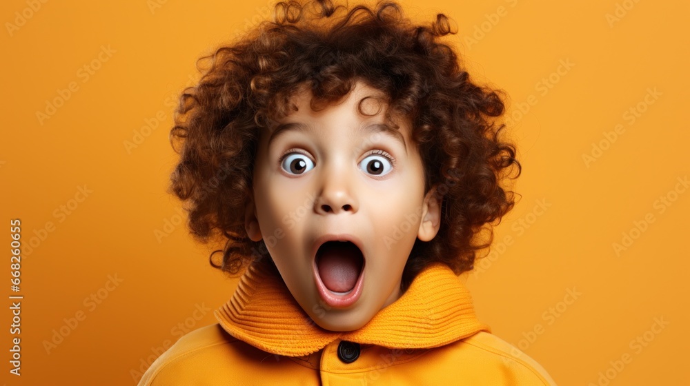 Child is suprised Child is suprised