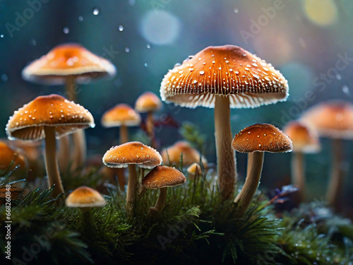 Mushroom photography, generative ai
