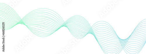 Abstract colorful wave line transparent background modern stream wave background and wave curve lines background. Vector business Illustration pattern of lines in transparent background