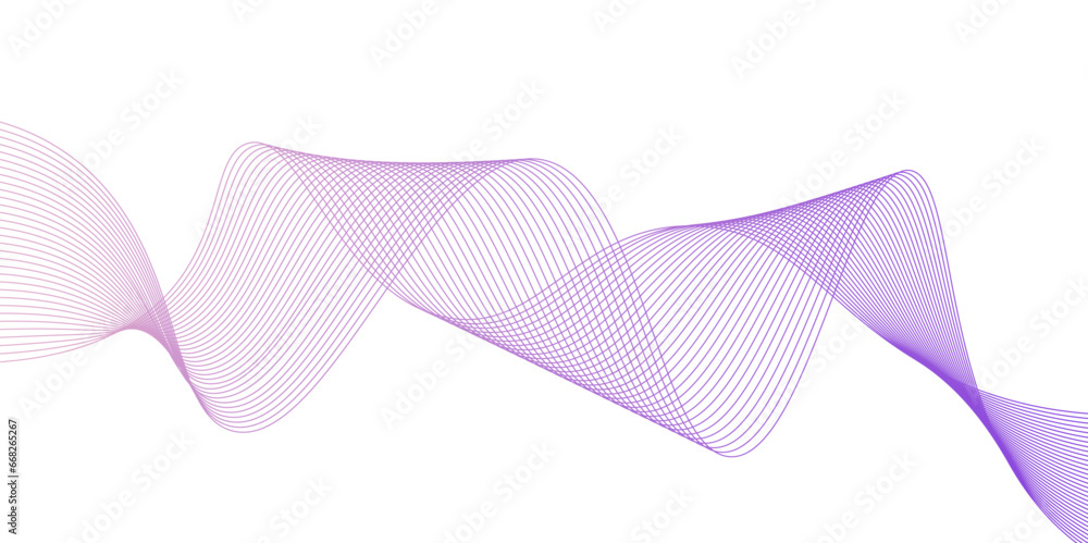 Abstract colorful sound, voice, music curved and wave lines background.Vector wave lines, gradient, perfect for background,