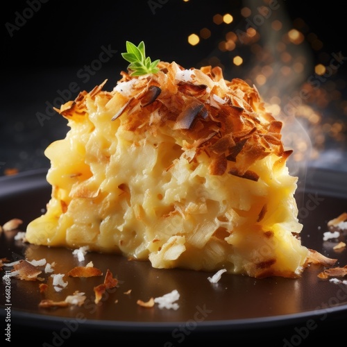 Jewish  holiday meal - Kugel photo