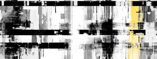 Seamless broken printer streaky faded lines color ink toner texture overlay. Abstract bad blurry vintage xerox photocopy glitch noise pattern. Dystopia core aesthetic gritty grunge pattern