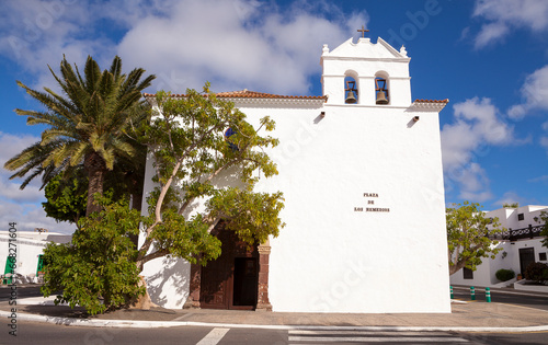 Iglesia de Nuestra Señora de los Remedios. Yaiza. Lanzarote. Islas Canarias. España.