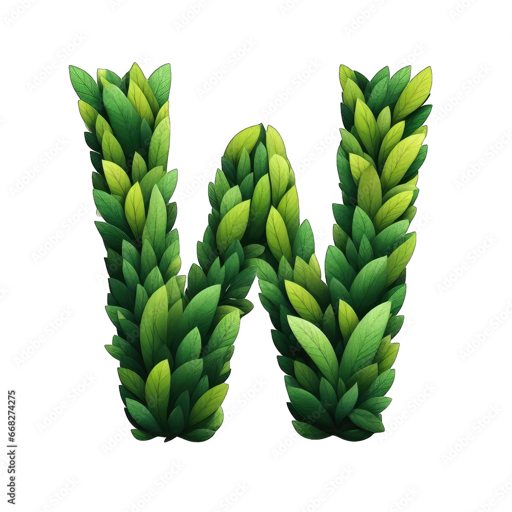 custom made wallpaper toronto digitalFlourishing Leafy Lettering Design, GENERATIVE AI