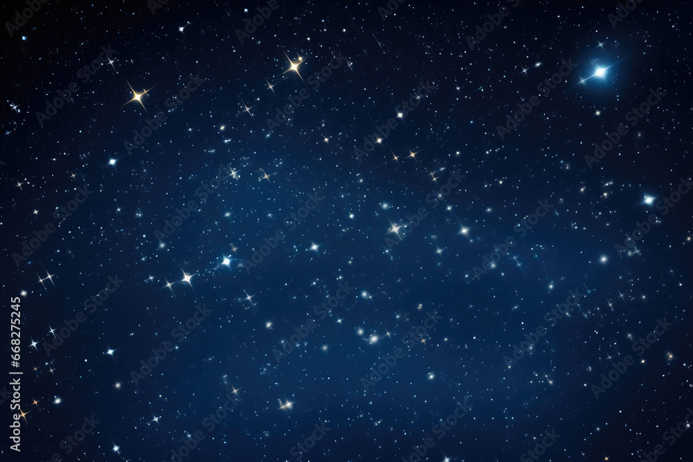 Obraz premium Astronomical Splendor: Night Sky Constellations