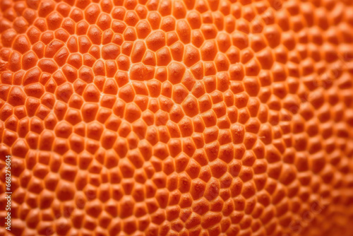 Basketball orange ball texture, closeup