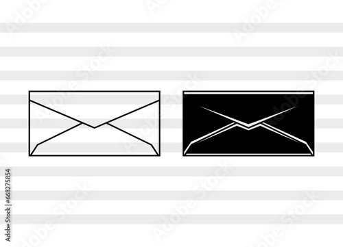 Envelope SVG, Letter Silhouette, Letter Svg, Mail Svg, Email Svg, Love Letter Svg, Envelope Bundle