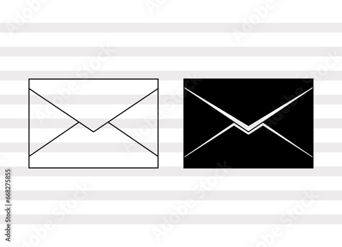 Envelope SVG, Letter Silhouette, Letter Svg, Mail Svg, Email Svg, Love Letter Svg, Envelope Bundle