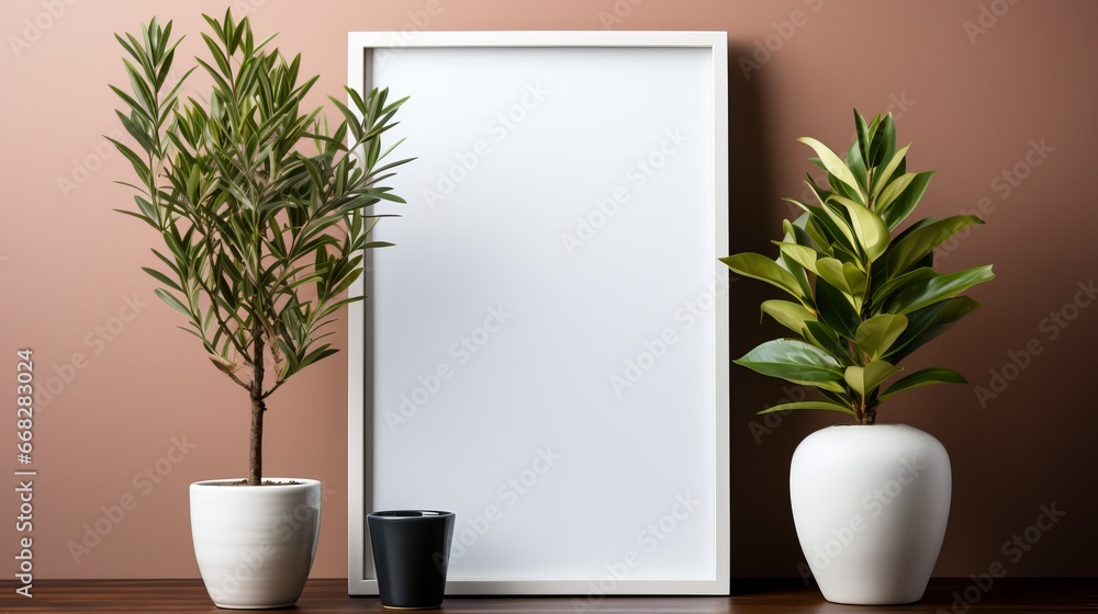 white blank wooden photo artwork frame mockup template backdrop for creative ideas background clean and clear simple minimal comfort interior daylight white blank wooden photo artwork frame mockup template backdrop for creative ideas background clean and clear simple minimal comfort interior daylight