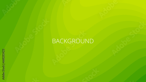 Lime green abstract background with sharp wavy lines and gradient transition, dynamic fluid shape