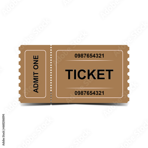 light brown tickets can be edited