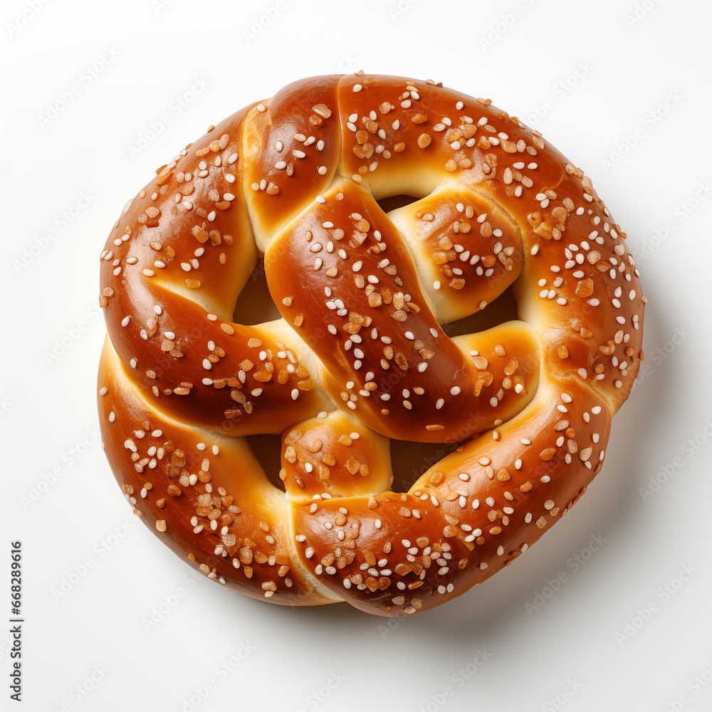 pretzel isolated on white background pretzel isolated on white background