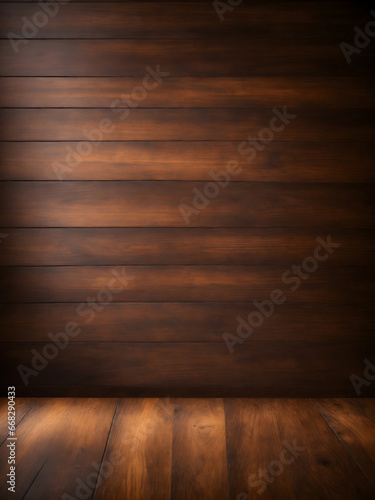 Rustic Elegance  Brown Wooden Flooring Background