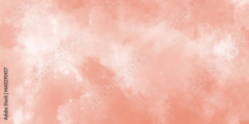 Orange watercolor background for textures backgrounds. Orange background with focus. Orange watercolor background Abstract living coral color shades watercolor aquarelle painted background