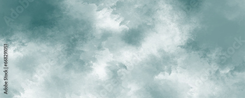 Elegant vintage grunge background texture. Abstract gray blue sky Water color background, Illustration. cloudy gray sky background with clouds, cloudy light blue watercolor natural clouds and smoke. 