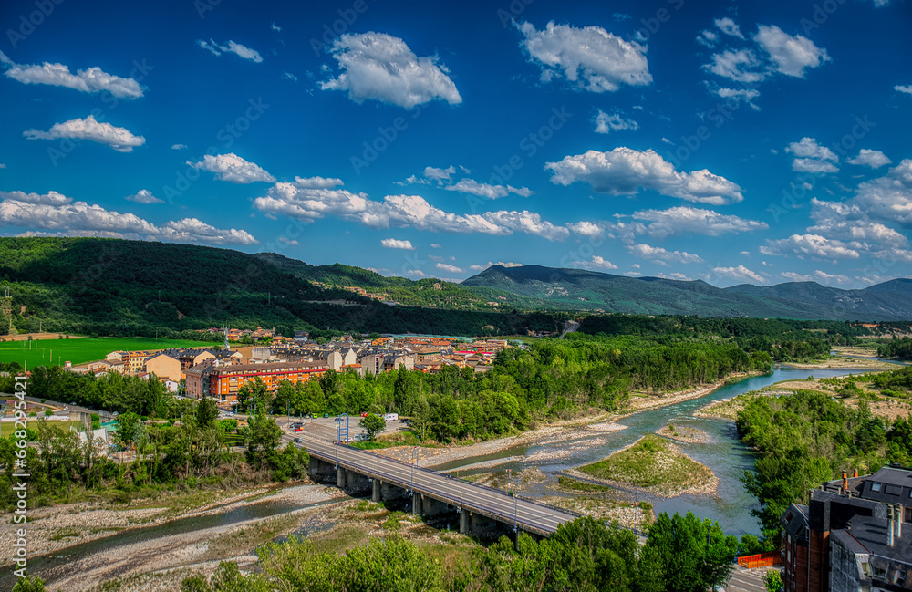 Aínsa is a Pyrenean town in the province of Huesca, in the region of Sobrarbe and the Autonomous Community of Aragon.