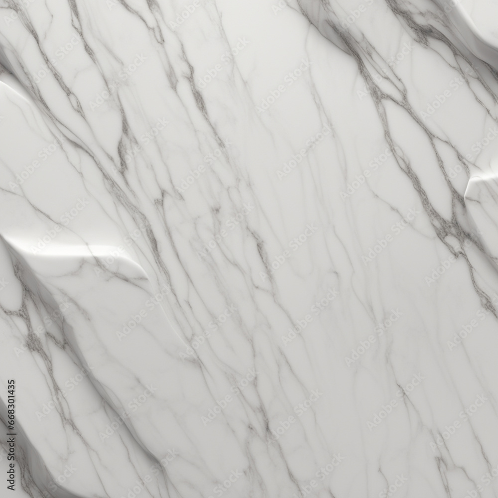 Obraz premium white and gray carrara marble texture background 3d render