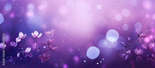 Natural purple bokeh background