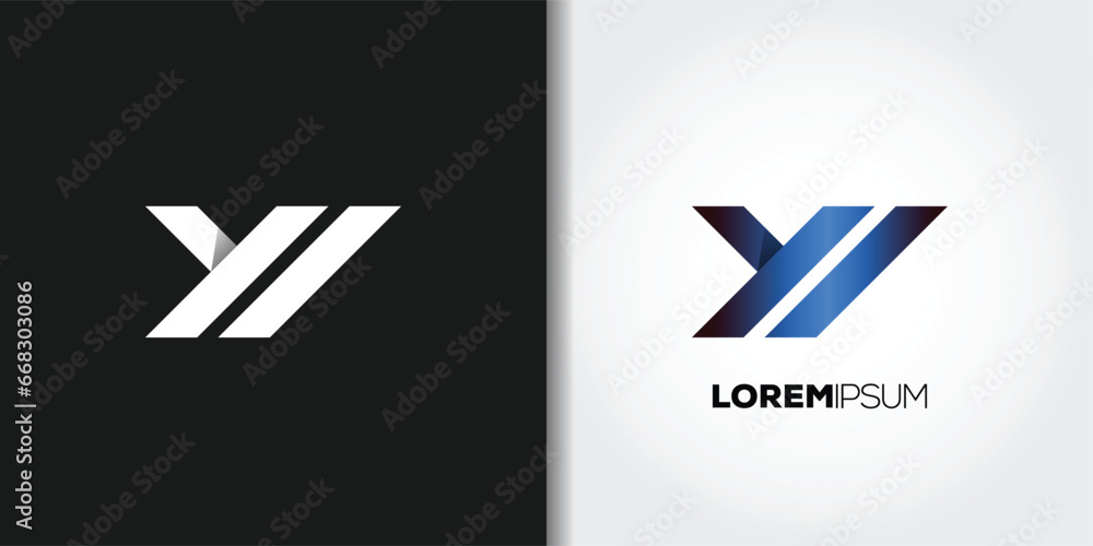 letter y logo letter y logo
