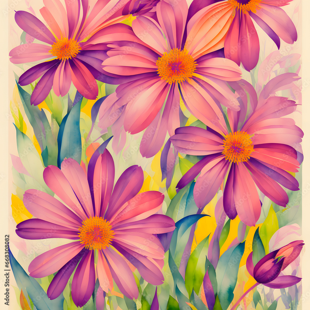 Obraz premium floral pattern