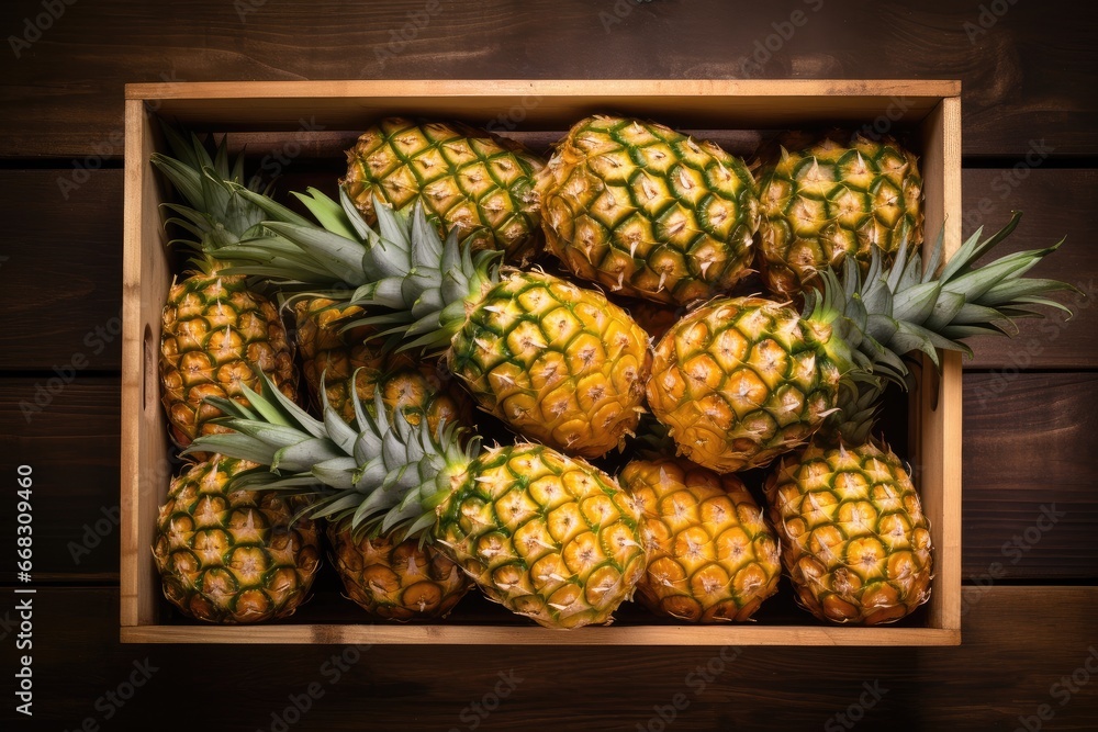Fresh pineapple, a tropical delight, offers a healthy, sweet taste of nature's vibrant goodness. Fresh pineapple, a tropical delight, offers a healthy, sweet taste of nature's vibrant goodness.