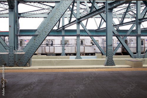 Canvas Print Smith 9th Street subway station in Brooklyn New York