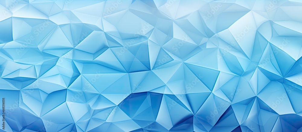 Ice background with low poly abstract design Ice background with low poly abstract design