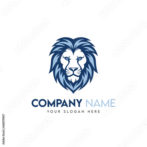 Lion logo design. Lion vector logo template. Lion logo template