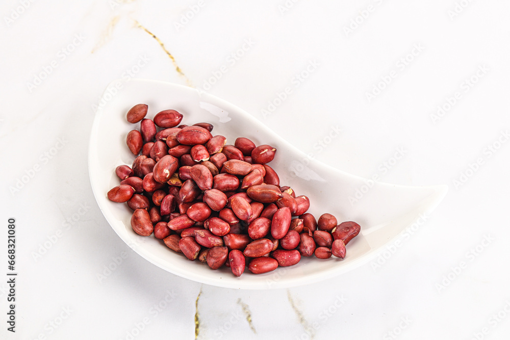 Raw peanut heap for roast Raw peanut heap for roast
