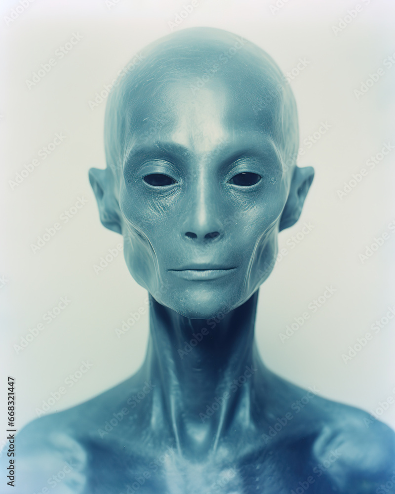 portrait photo of an alien, generative ai portrait photo of an alien, generative ai