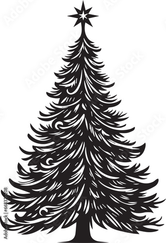 christmas tree EPS, christmas tree Silhouette, christmas tree Vector, christmas tree Cut File, christmas tree Vector