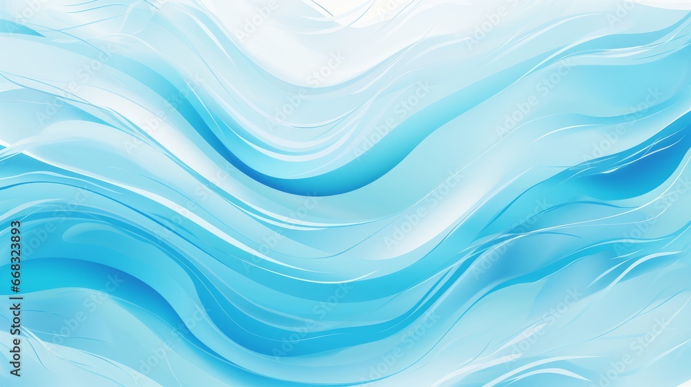 Cartoon Ocean Wave, Pool Party and Beach Travel Illustration. Blue, Teal, Turquoise. Wavy Web Banner, Watercolor Backdrop, Copy Space Cartoon Ocean Wave, Pool Party and Beach Travel Illustration. Blue, Teal, Turquoise. Wavy Web Banner, Watercolor Backdrop, Copy Space