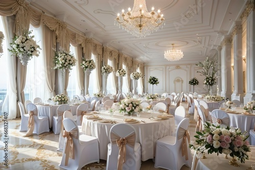 wedding reception at the restaurant