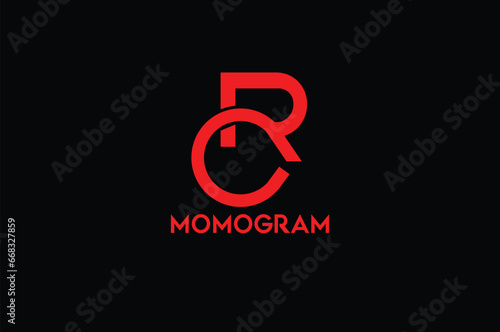 Luxury, monogram, Creative Latter, R logo design