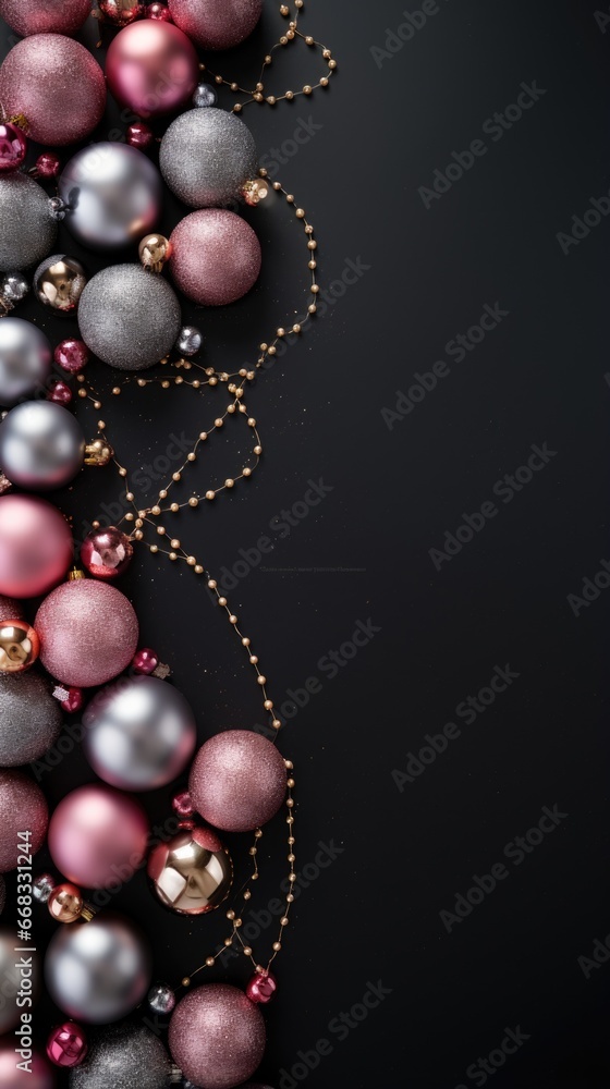 Luxury christmas balls. new year decoration. Luxury christmas balls. new year decoration.