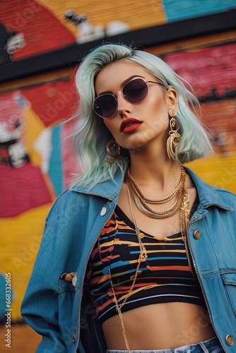 Retro fashion of 90s vintage style || Nostalgic lifestyle reference || Cool, stylish 90s old times nostalgic lifestyle