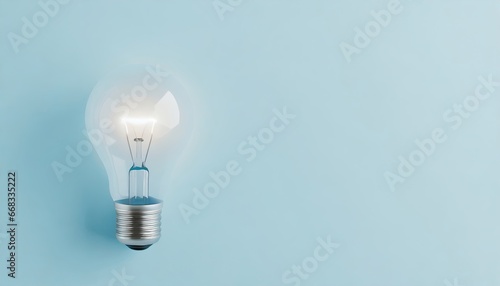 Light bulb, creative symbol, leadership, and different business creative idea concept. Generative AI