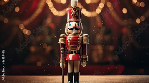 a nutcracker dressed as a toy soldier generative AI