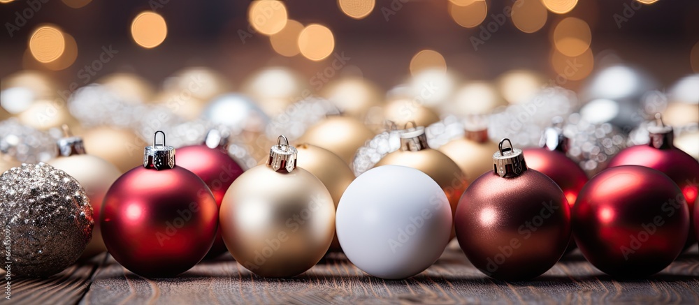 Christmas wallpapers featuring macro Christmas decorations