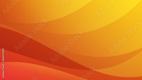 abstract orange background with dynamic wave layer