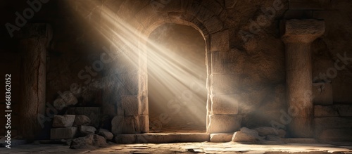 Illumination emanating from Jesus tomb
