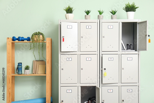 Modern locker and shelving ...