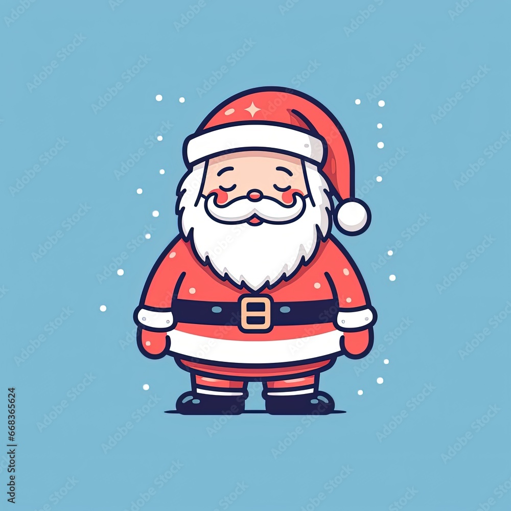 cartoon Christmas Santa Claus vector clipart cartoon Christmas Santa Claus vector clipart