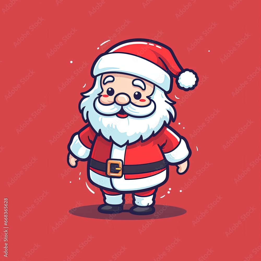 cartoon Christmas Santa Claus vector clipart cartoon Christmas Santa Claus vector clipart