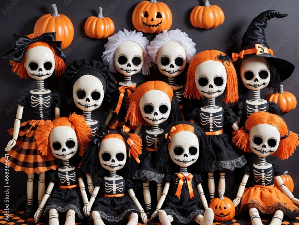 A Group Of Skeletons A Group Of Skeletons